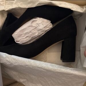 Black suede Marc fisher heels